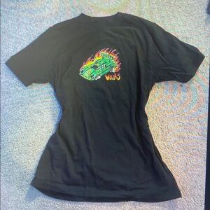Vans Black Reptile Graphic T-Shirt